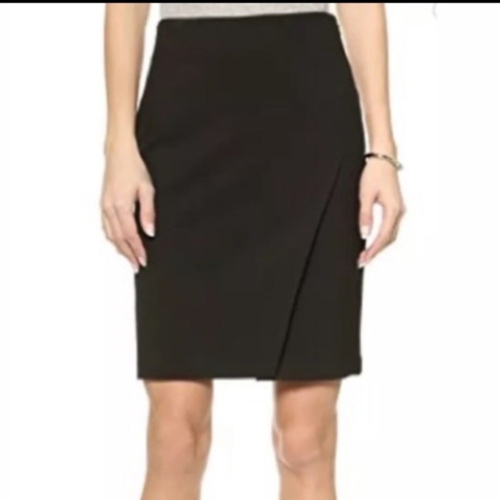 Diane von Furstenberg DVF  "Sissy" Black  Pencil Skirt, Size  8 - EUC!